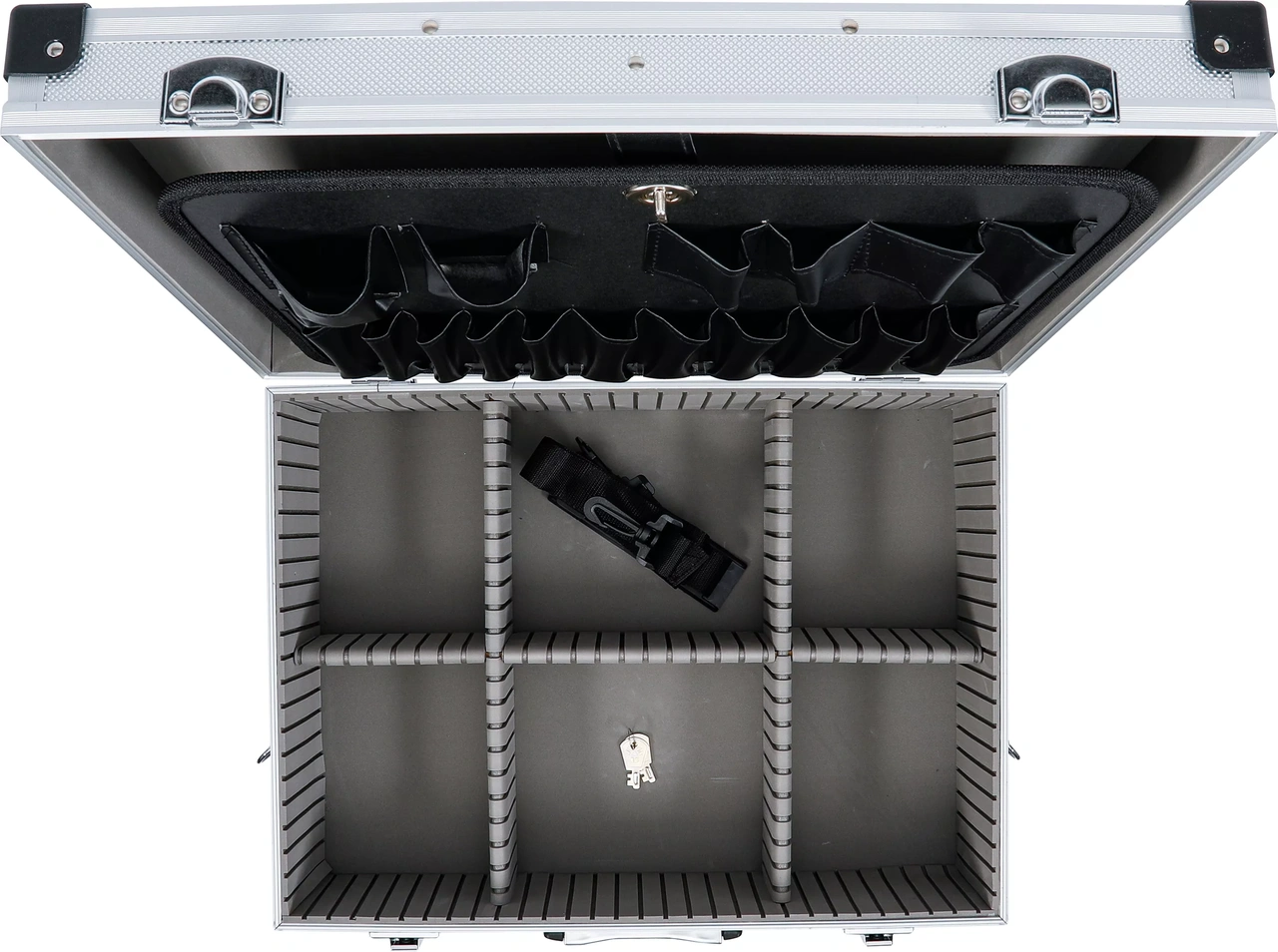 Verktygsväska i aluminium | 460 x 340 x 150 mm