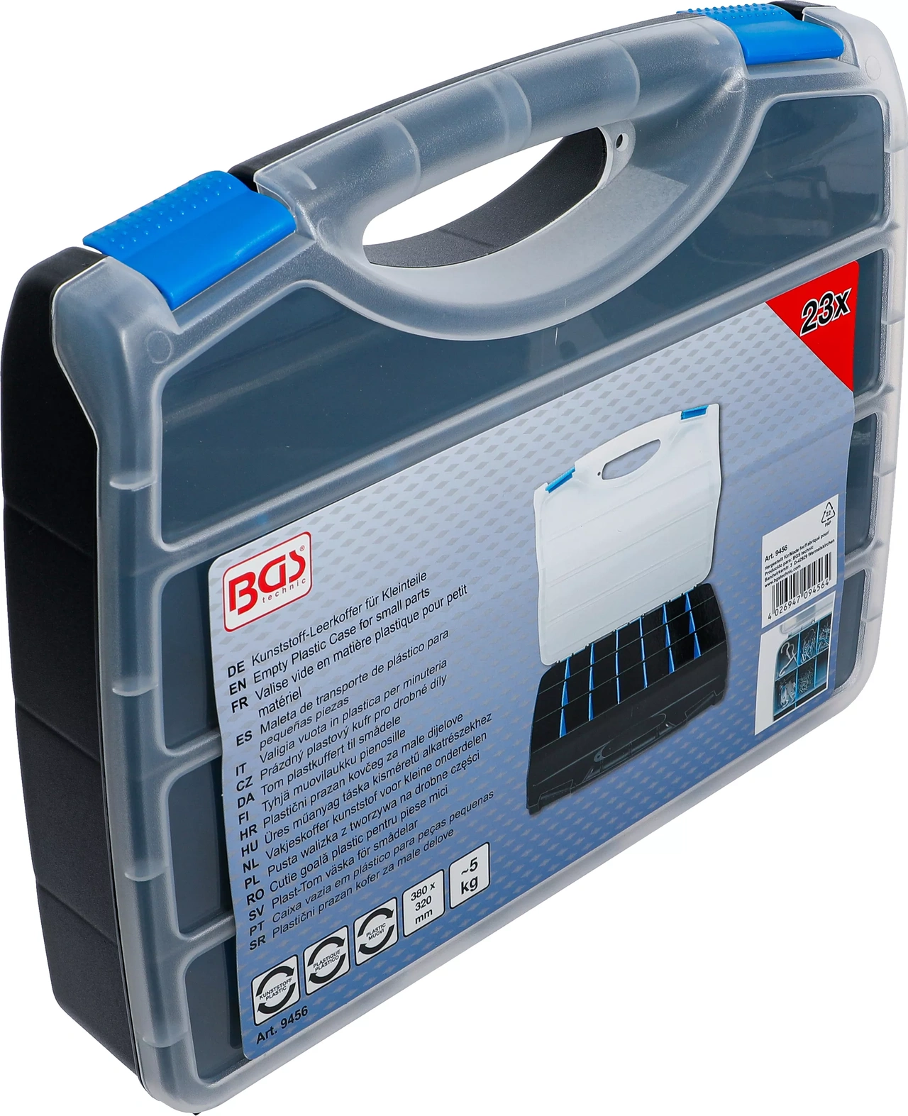 Plast-Tom väska för smådelar