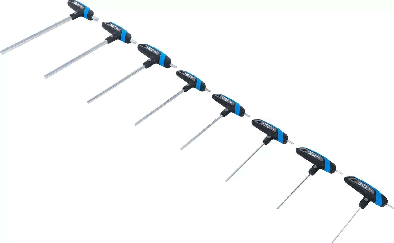 T-handtag-Nyckel-sats | Inre sexkant 2 - 10 mm | 8 delar