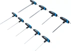 T-handtag-Nyckel-sats | T-Profil (för Torx) T10 - T50 | 9 delar