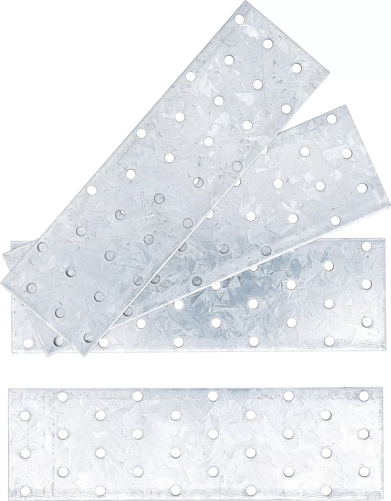 Stål-hålskivor-sortiment | 200 x 60 x 2 mm | 4 delar