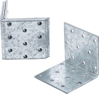 Vinkelbeslag | 60 x 60 x 60 mm | 4 delar