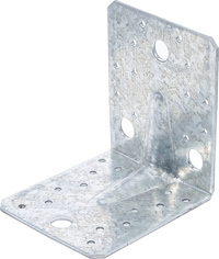 Vinkelbeslag | Med förstärkning | 105 x 105 x 90 x 3 mm