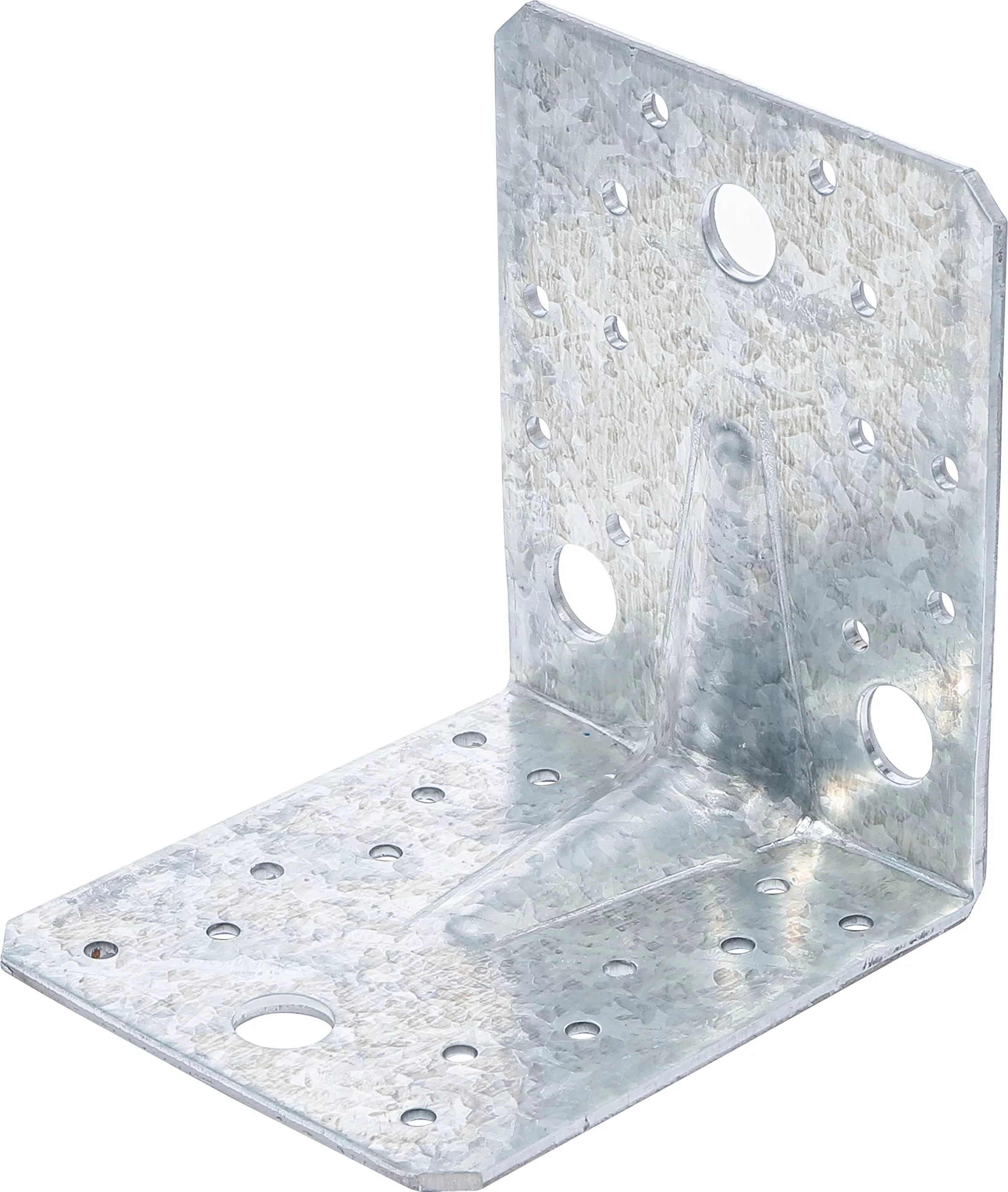 Vinkelbeslag | Med förstärkning | 105 x 105 x 90 x 3 mm