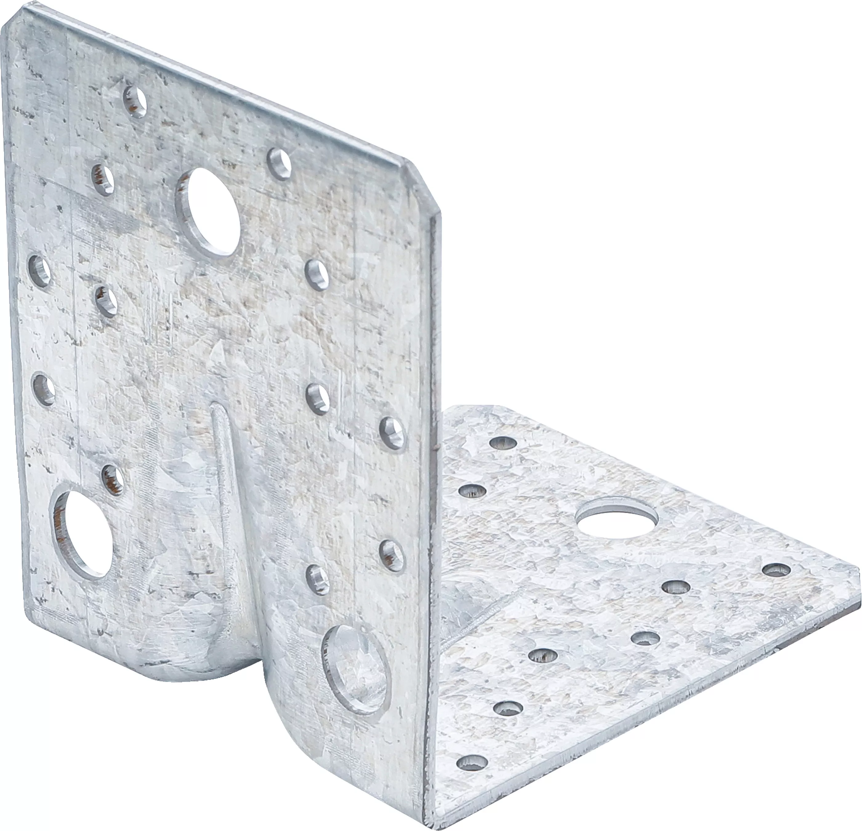 Vinkelbeslag | Med förstärkning | 105 x 105 x 90 x 3 mm