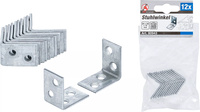 Vinkelbeslag | 25 x 25 x 15 mm | 12 delar