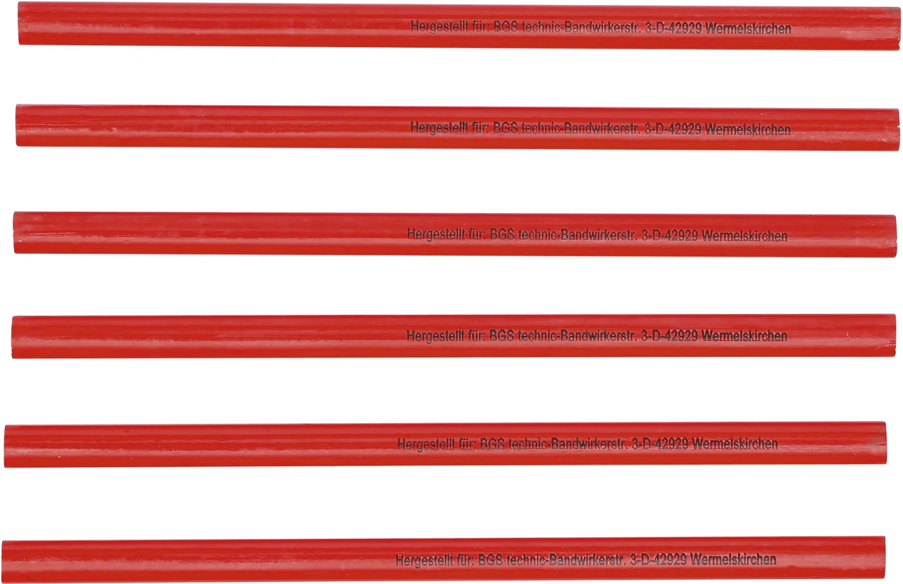 Timmermanspenna | 250 mm | 6 delar