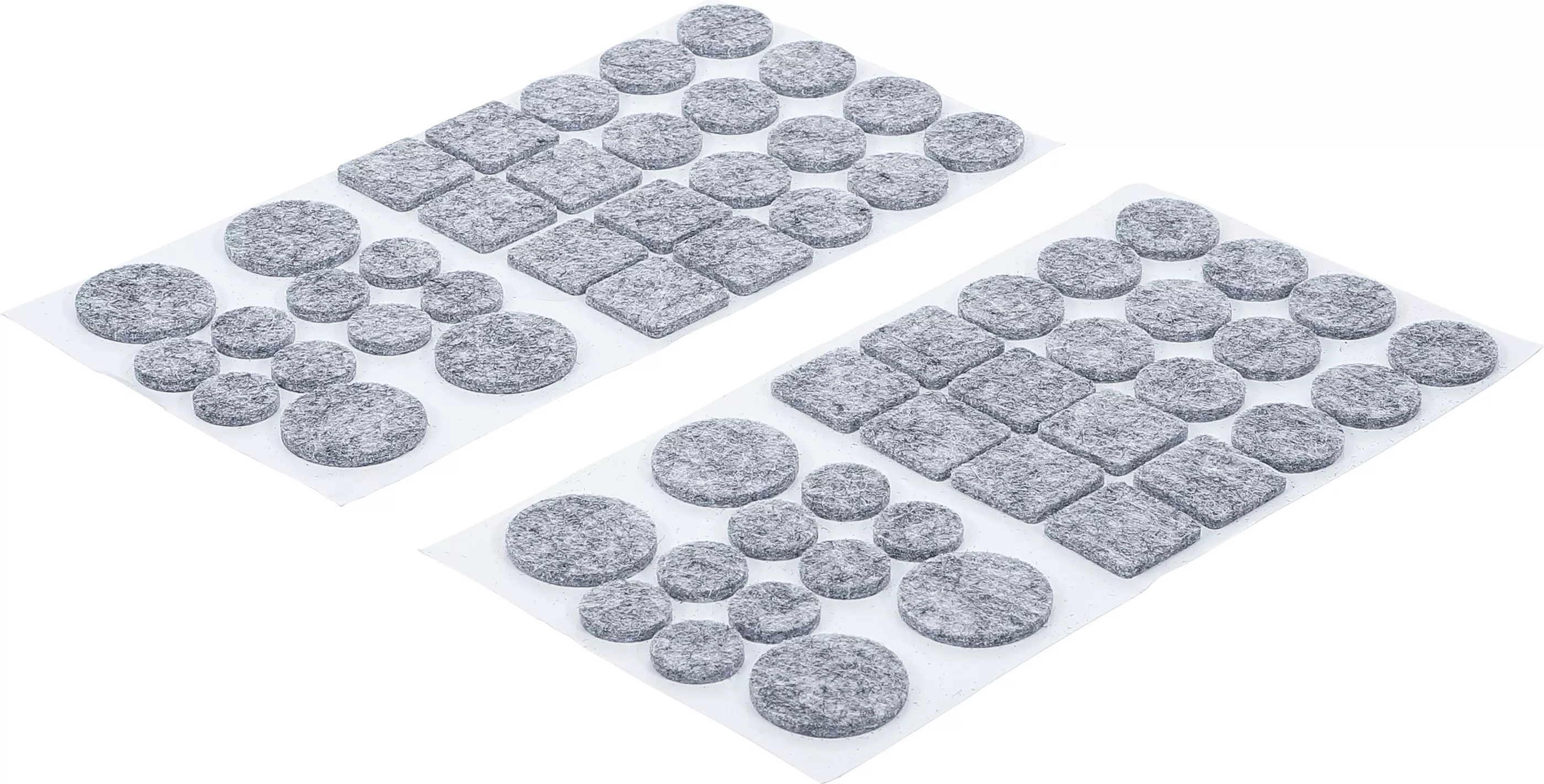 Filtdynor-sats | Grå melerade | 64 delar