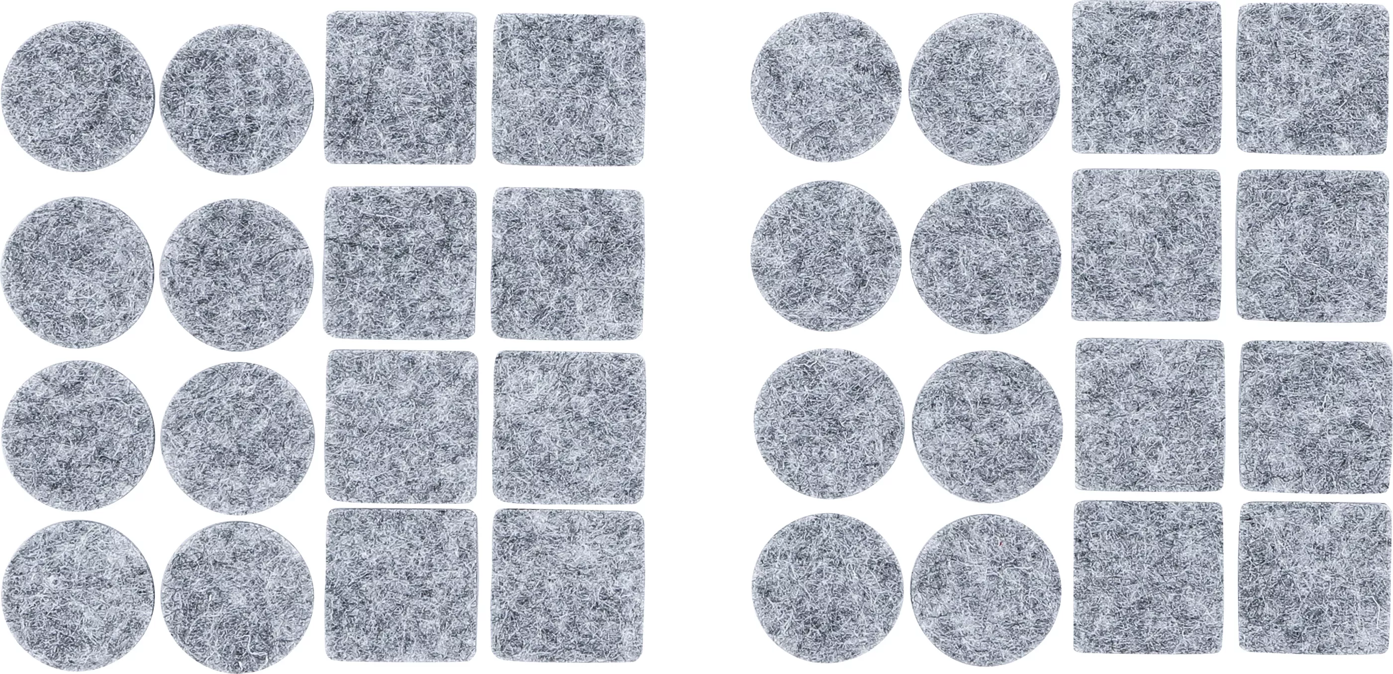 Filtdynor-sats | Grå melerade | 32 delar