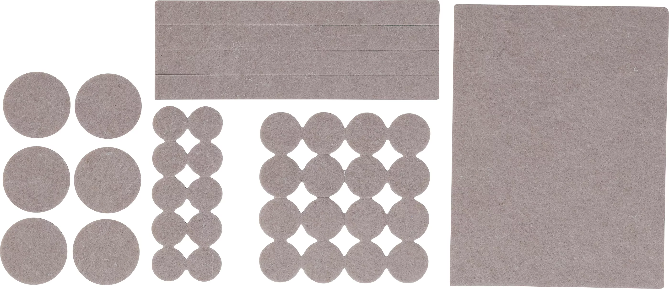 Filtdynor-sats | Beige | 38 delar