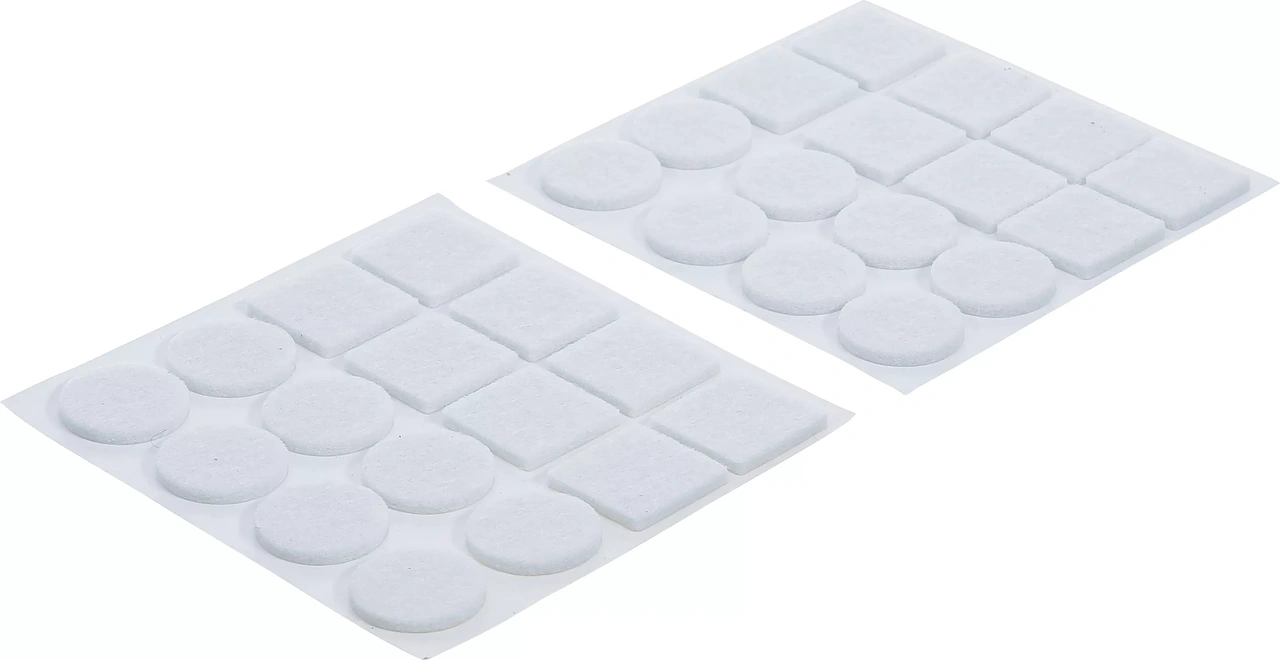 Filtdynor-sats | Vit | 32 delar