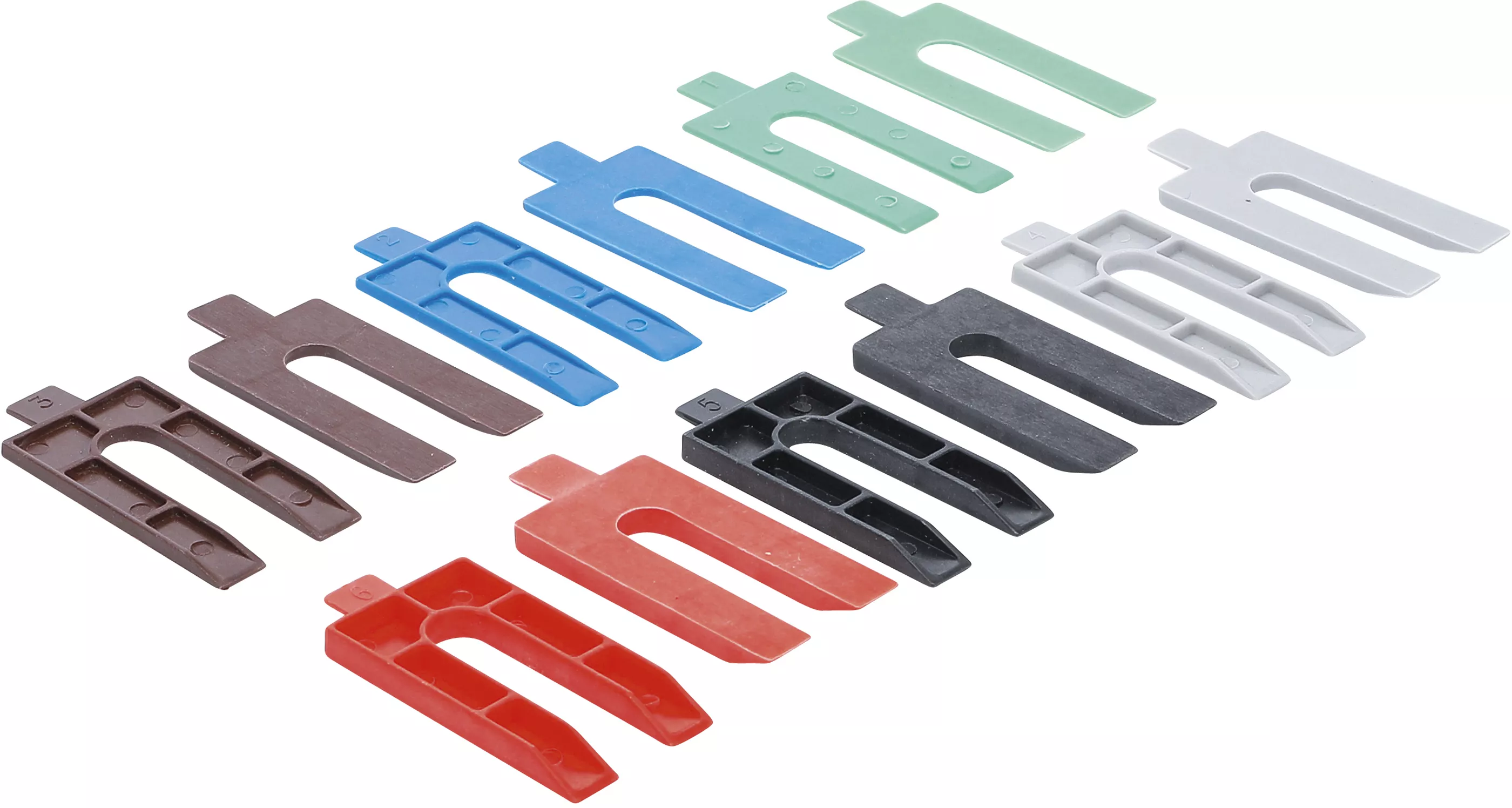 Plast-Underläggskilar-sats | 24 delar