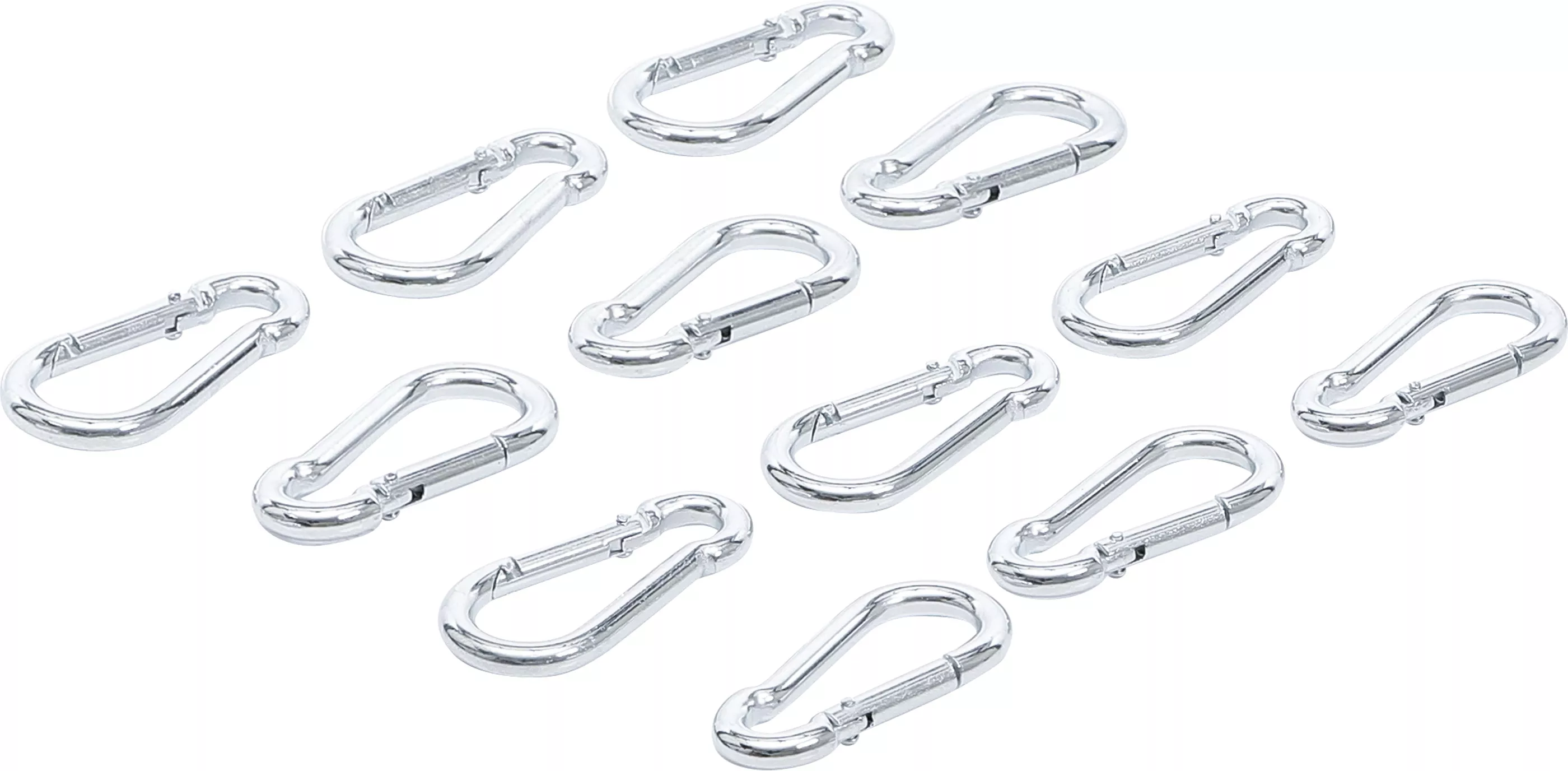 Karbinhake-sortiment | 5 x 50 mm | 12 delar