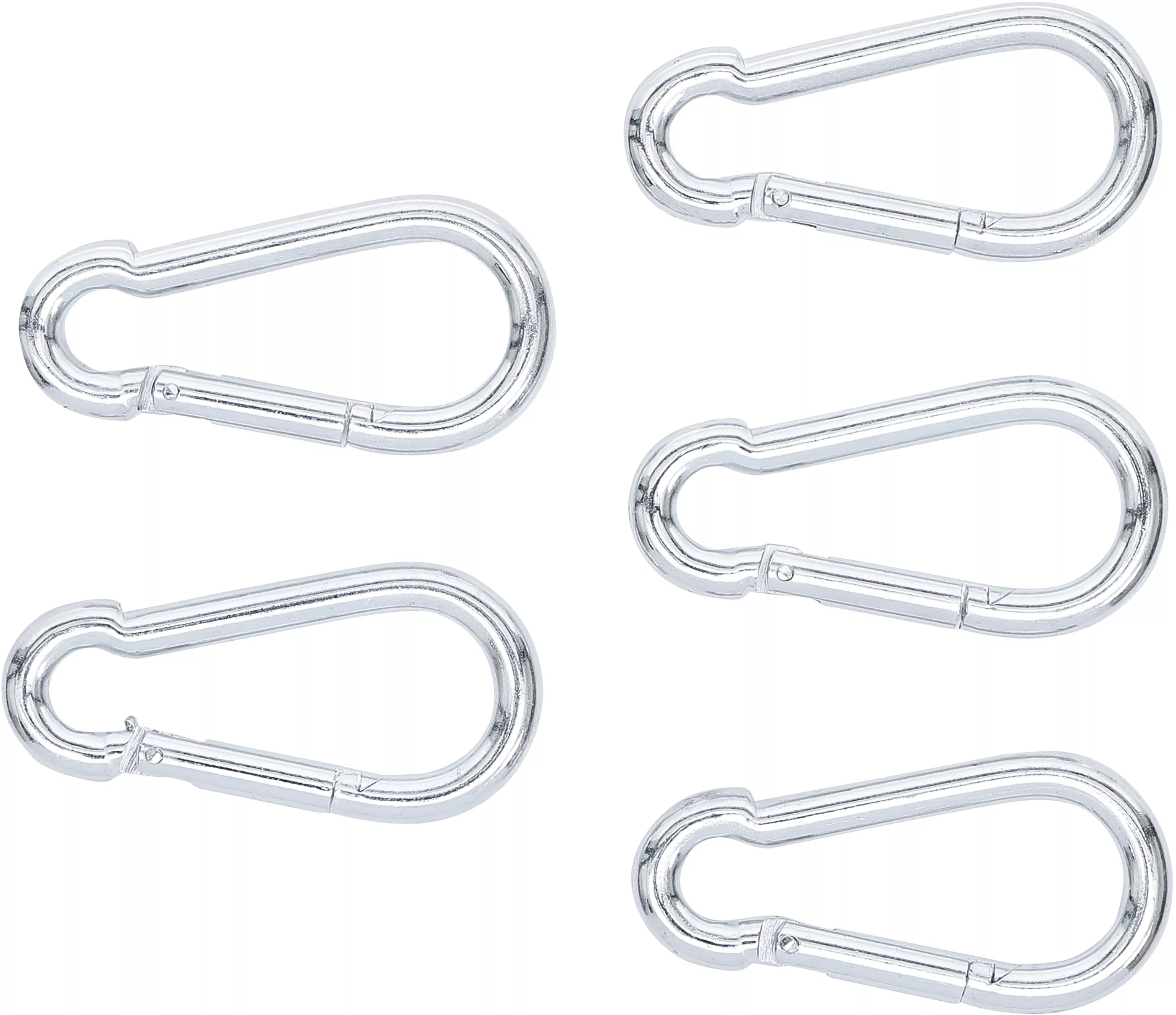 Karbinhake-sortiment | 8 x 80 mm | 5 delar