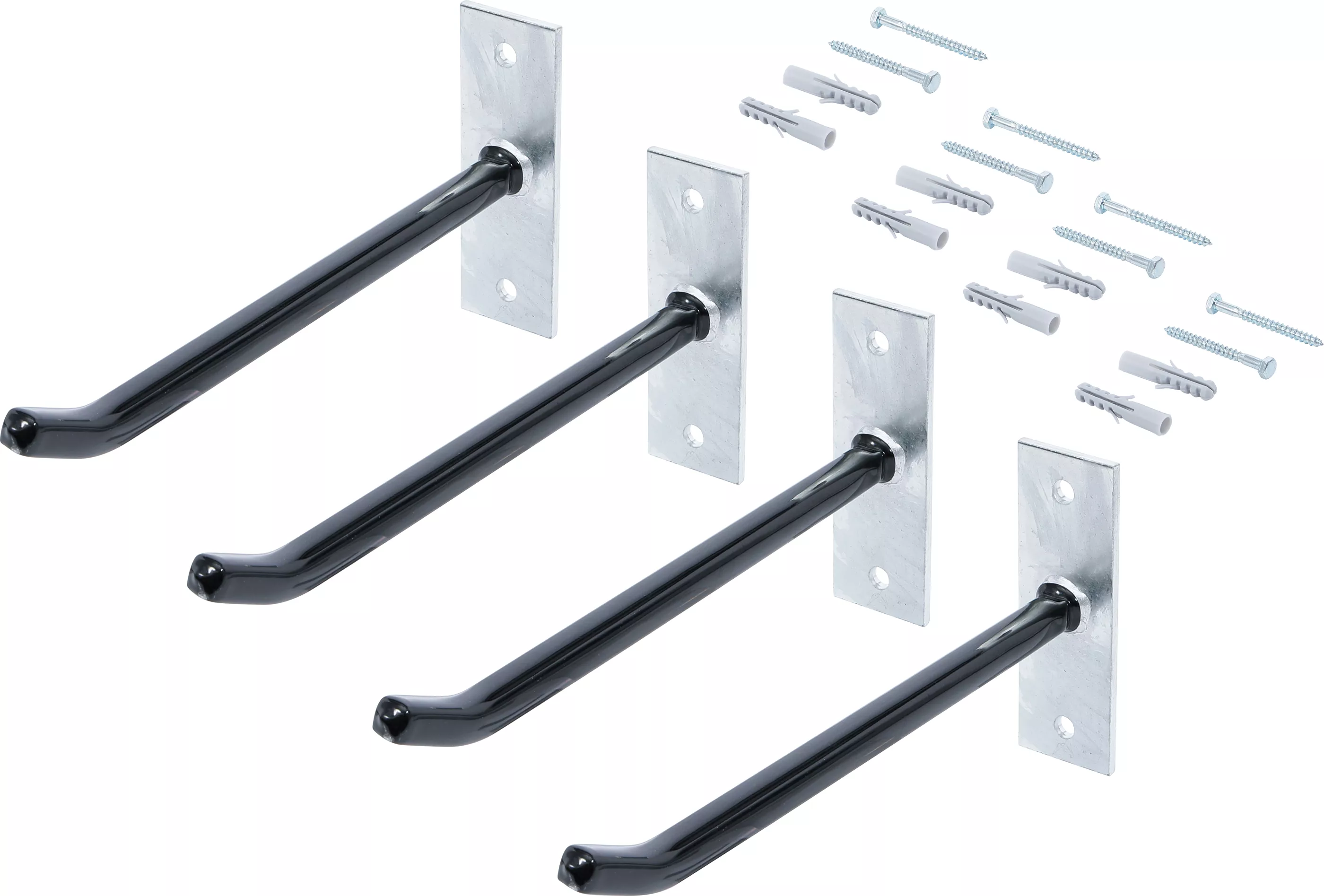 Fälg-väggkrok-sats | 250 mm | 4 delar