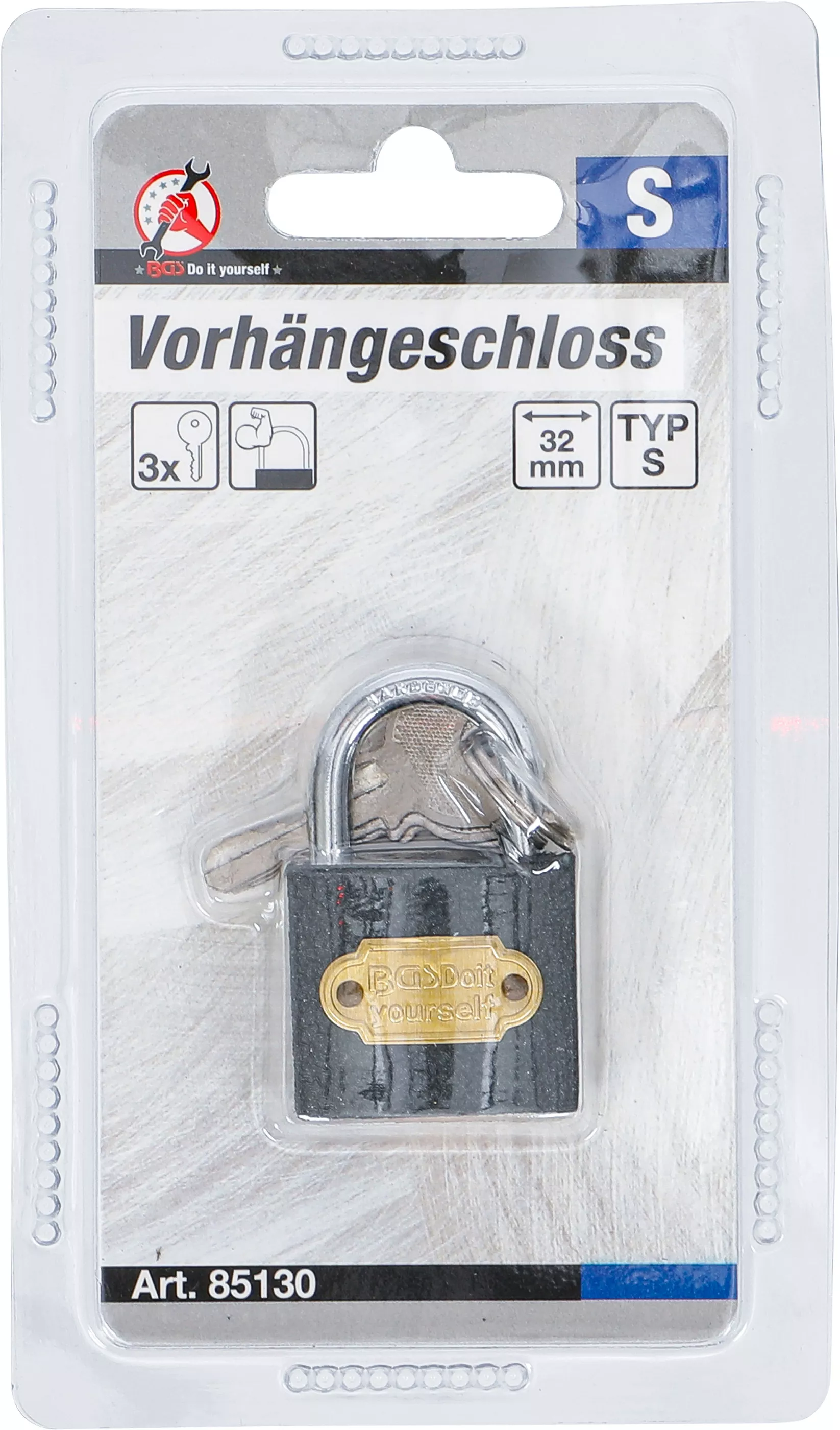 Hänglås | Typ S | 32 mm