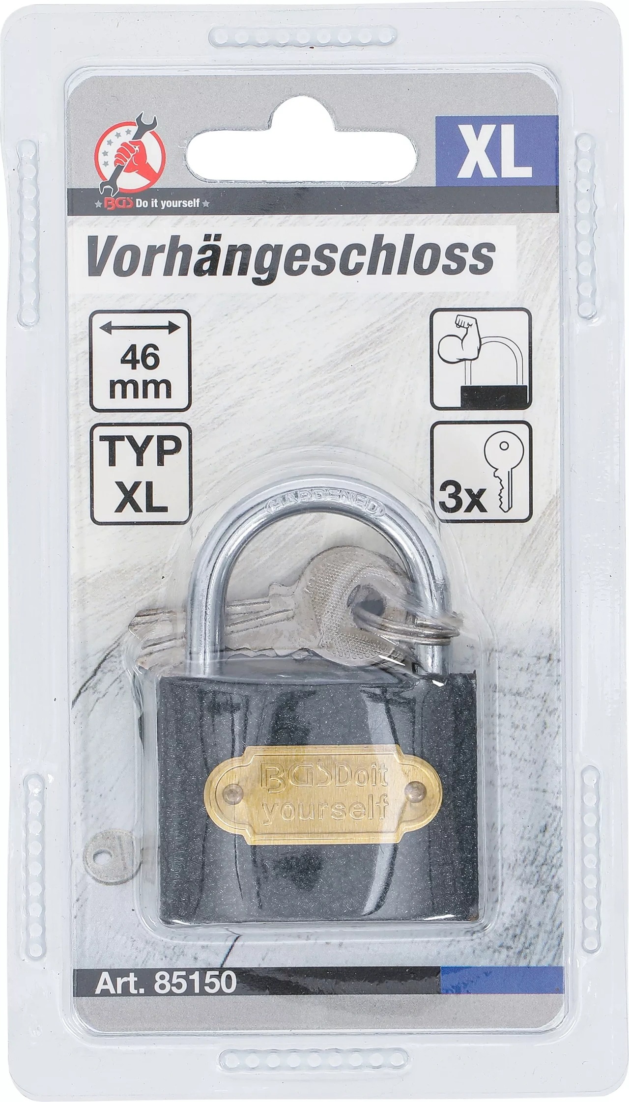 Hänglås | Typ XL | 46 mm