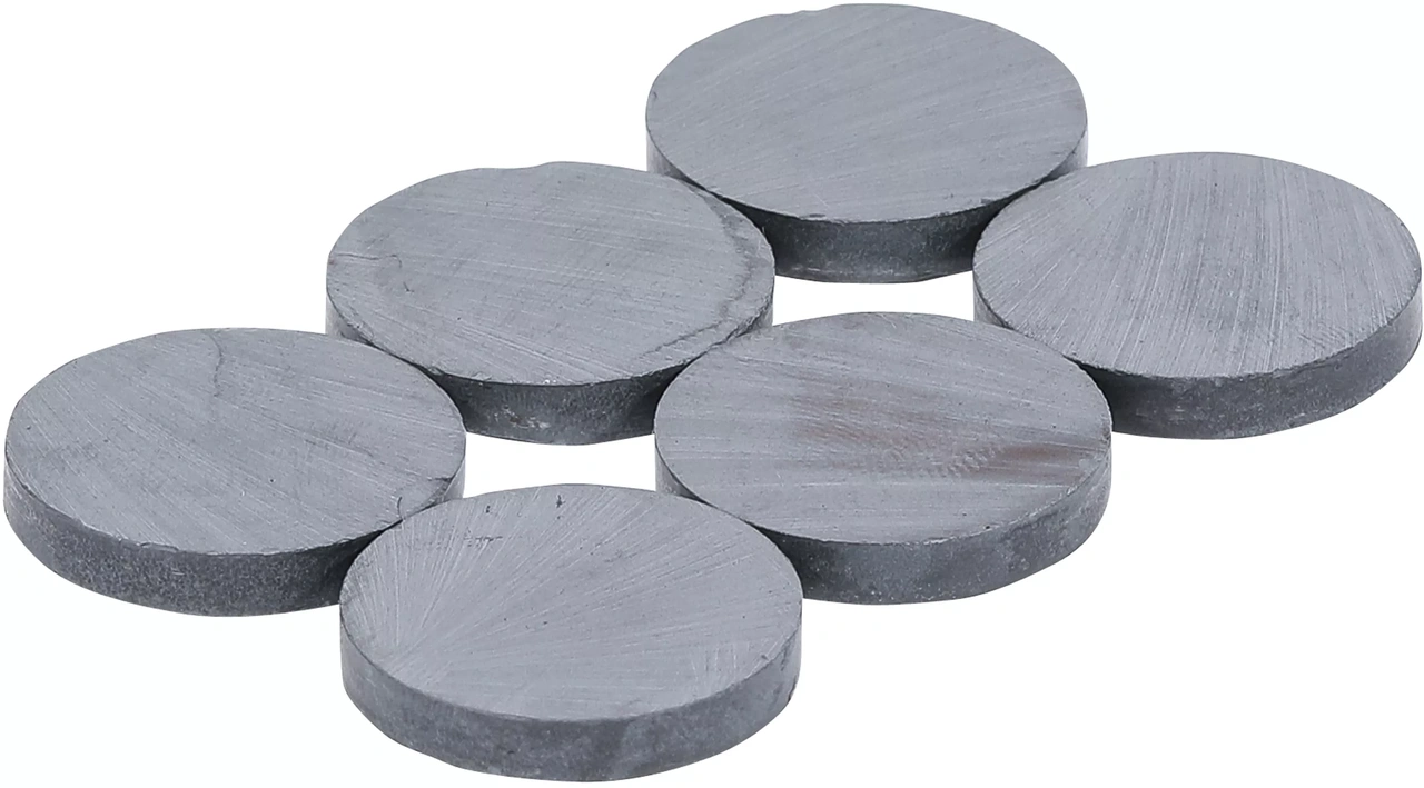 Magnet-sats | Keramik | Ø 25 mm | 6 delar
