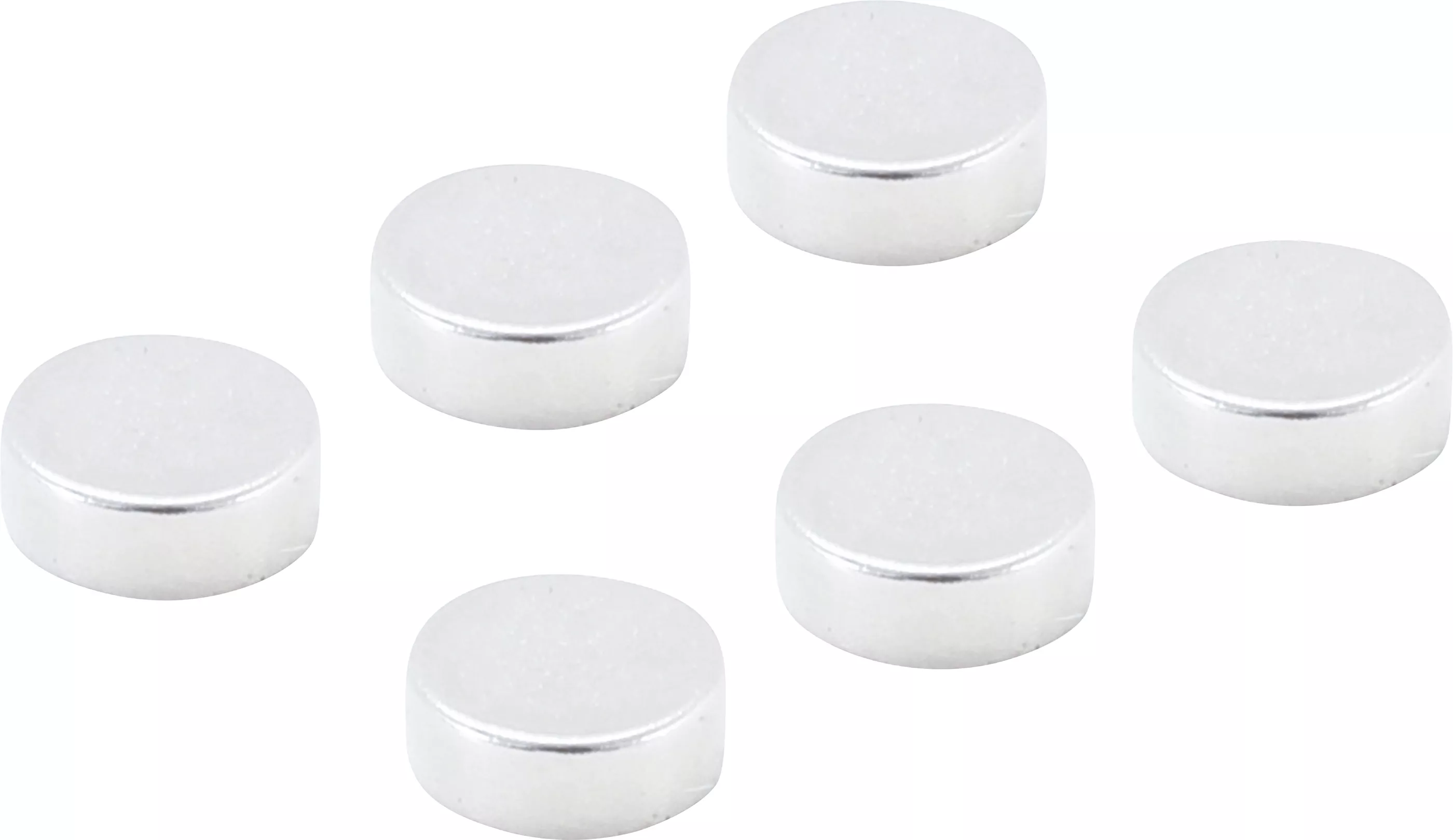 Magnet-sats | extra kraftig | Ø 8 mm | 6 delar