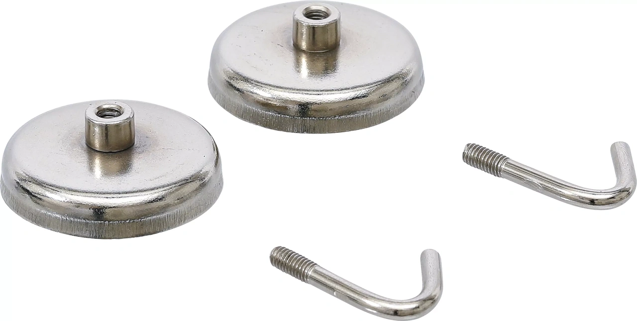Magnet-Krok | rund | Ø 34 mm | 2 delar | 3,5 kg