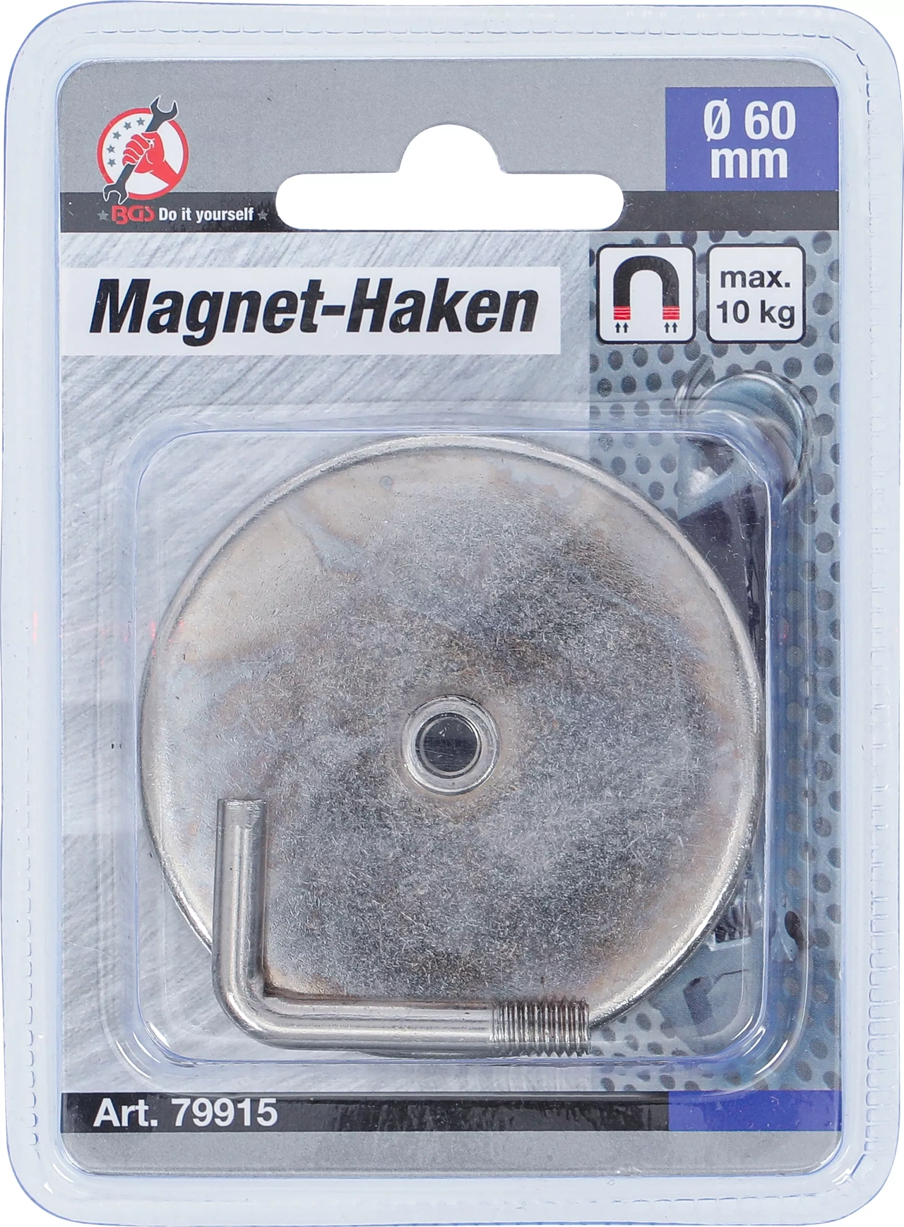 Magnet-Krok | rund | Ø 60 mm | 10 kg