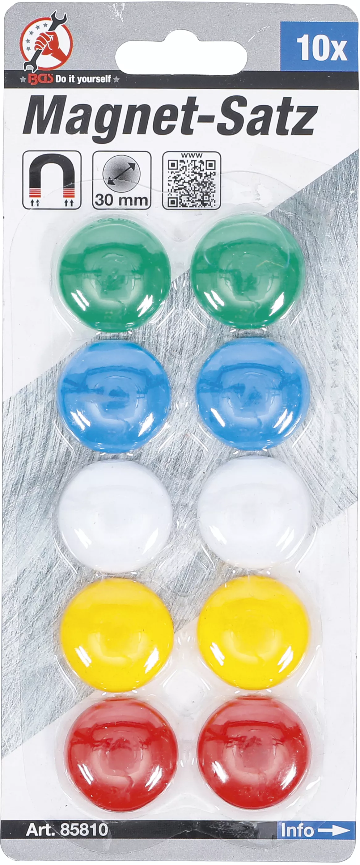 Magnet-sats | Ø 30 mm | 10 delar