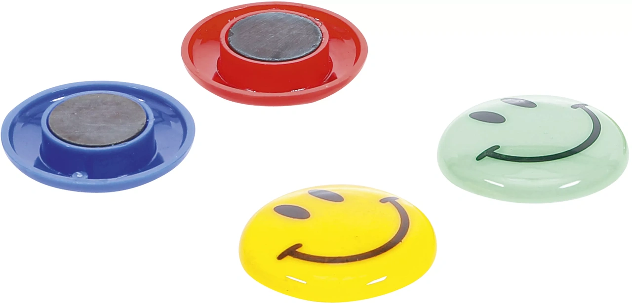 Magnet-sats | "Smile" | Ø 40 mm | 4 delar