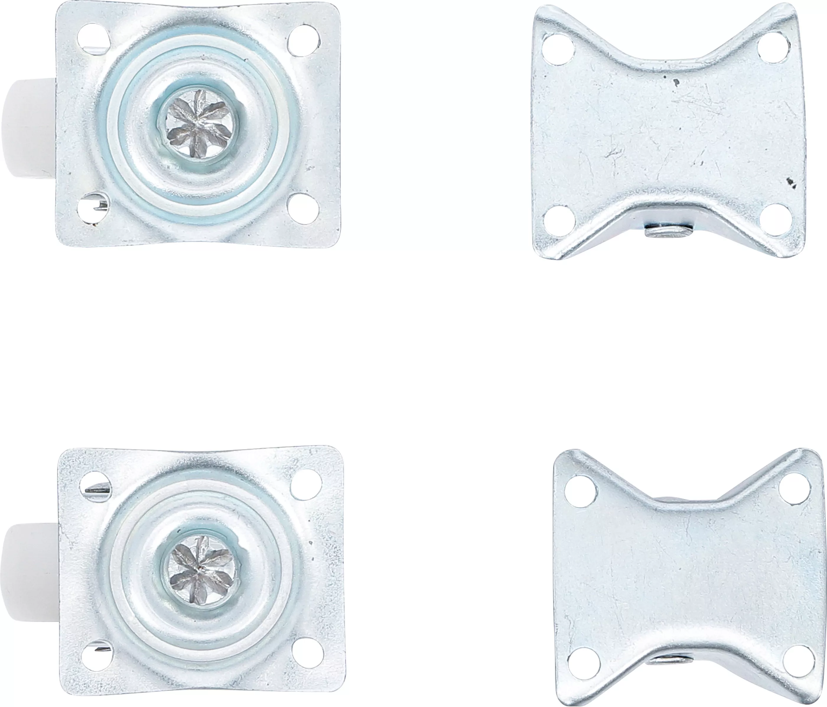 Fast-/Länkhjul-sats | PP-bana | 40 mm | 4 delar