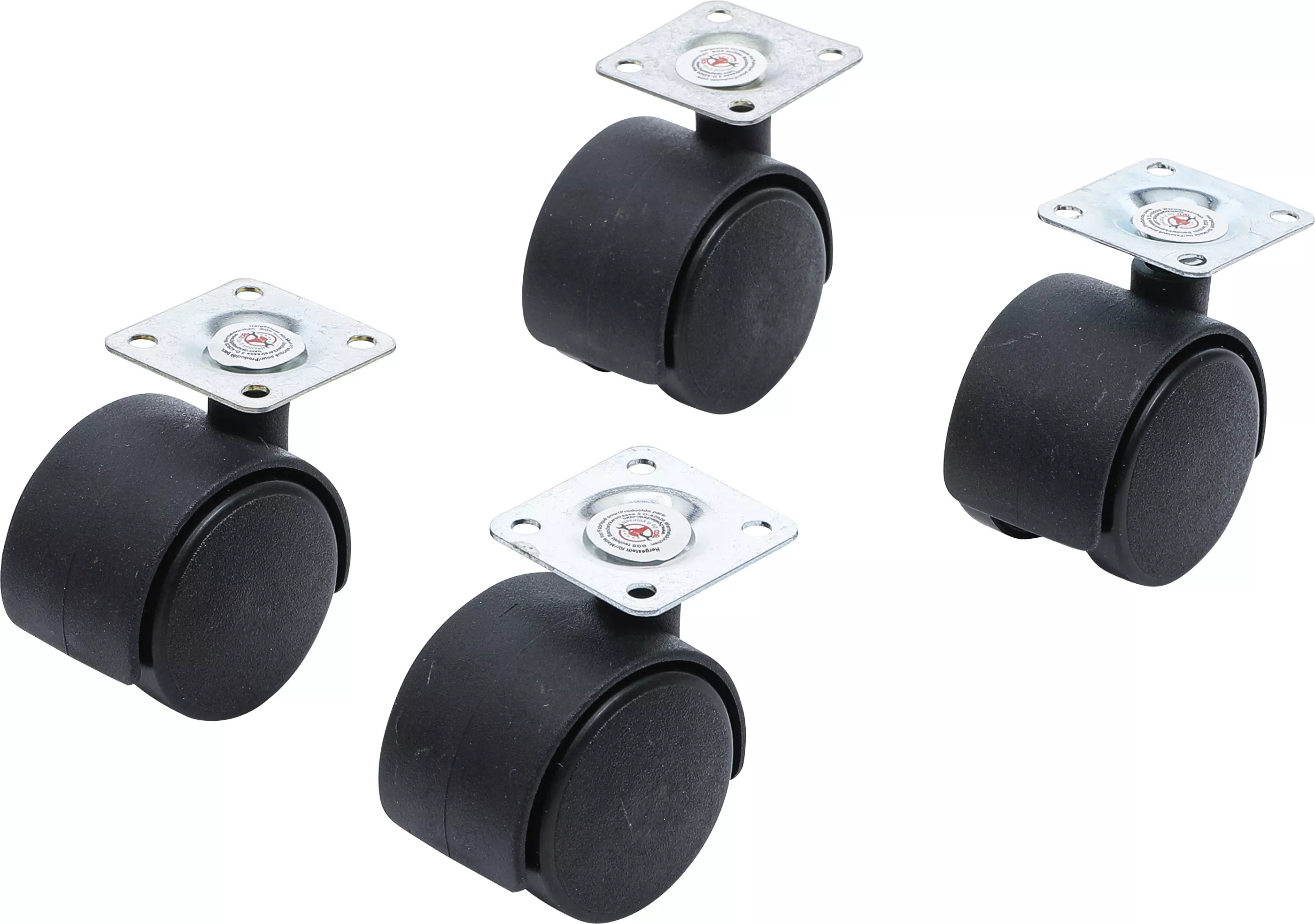 Dubbelhjul-sats | Ø 40 mm | 4 delar