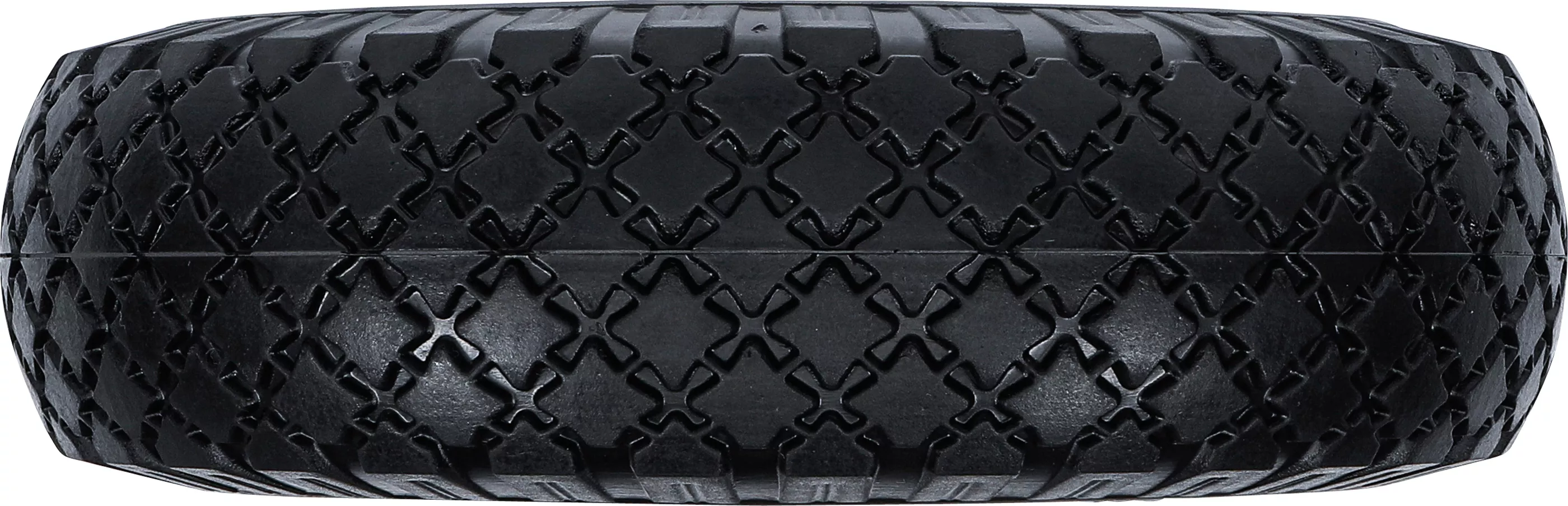 Hjul för transportkärra | PU, rött/svart | 260 mm