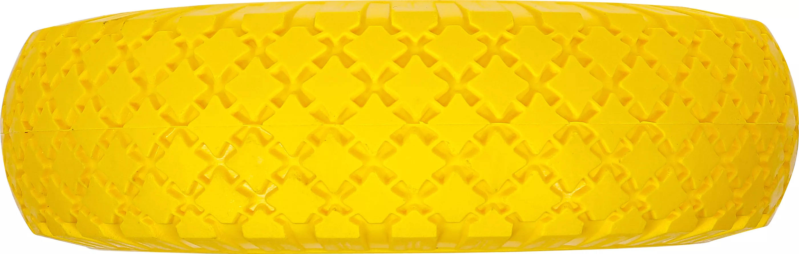 Hjul för transportkärra | PU, gult/svart | 260 mm