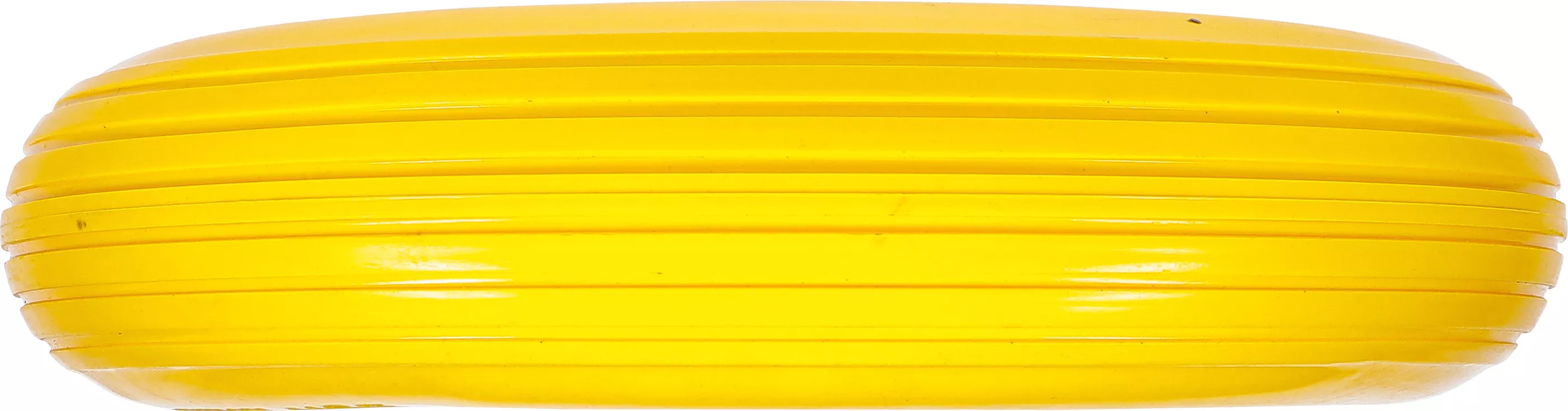 Skottkärrshjul | PU, gult/svart | 400 mm