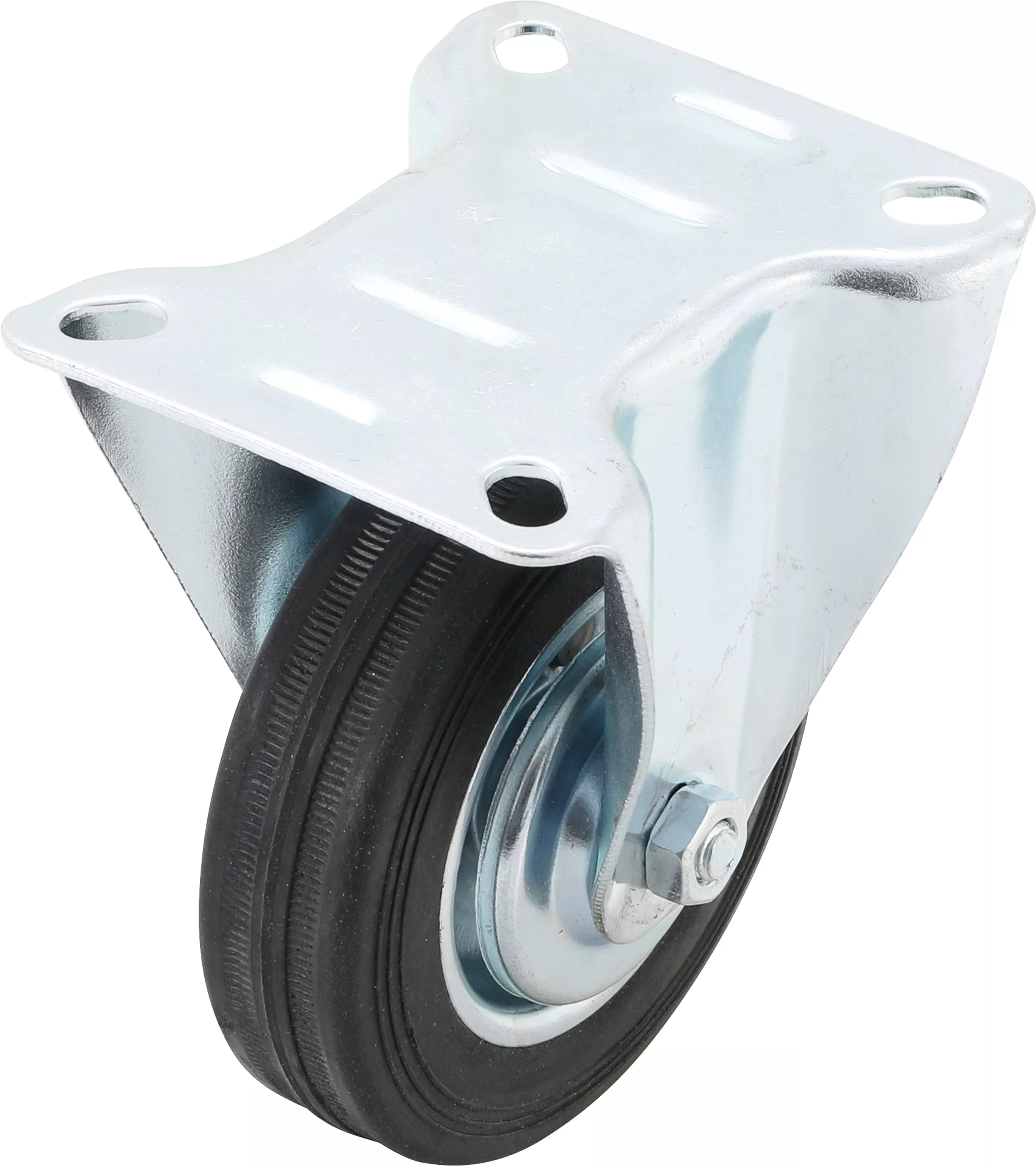 Fast hjul | SBR-bana | med skruvsockel | Ø 100 mm