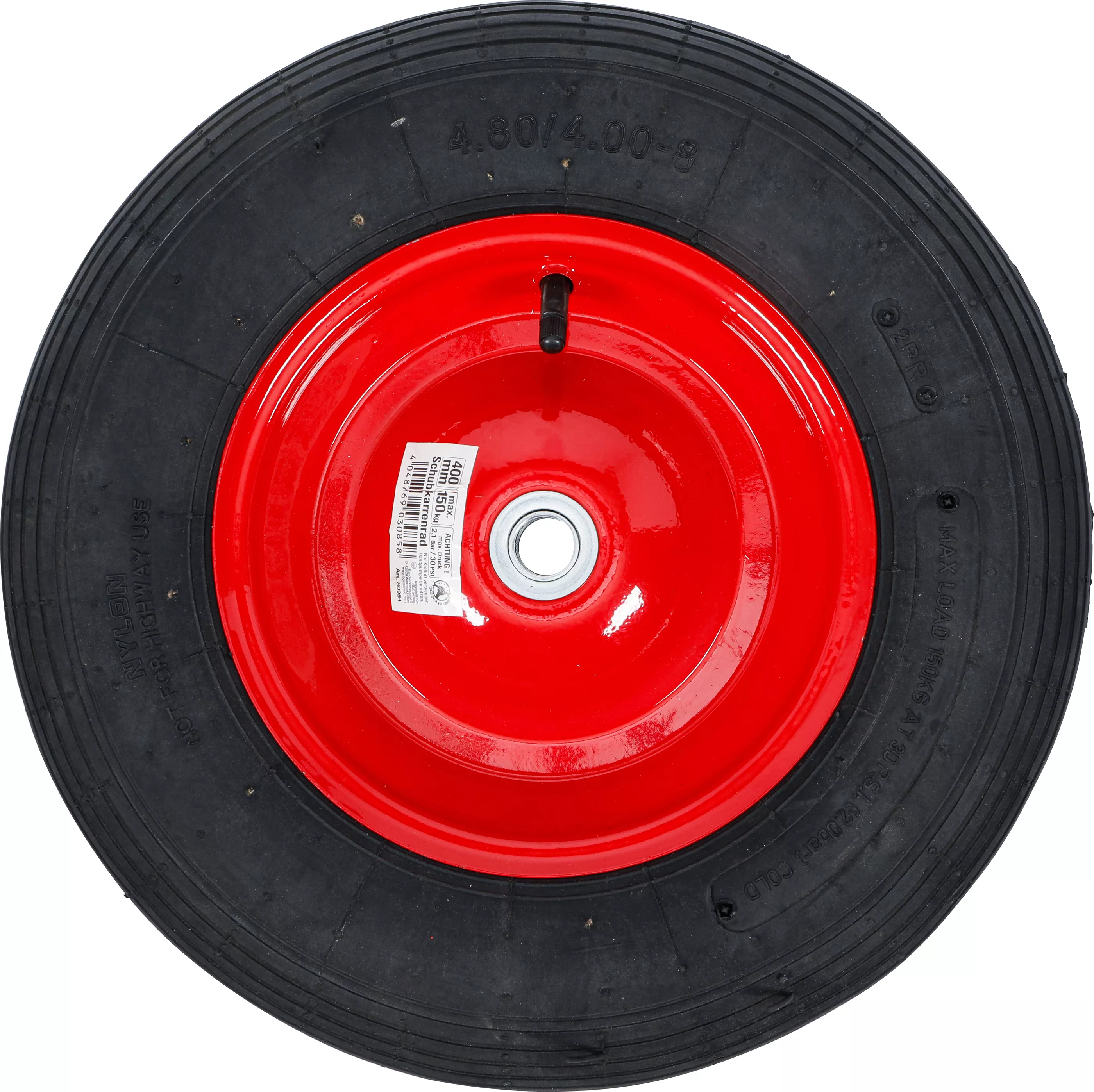 Skottkärrshjul | Lufthjul med slang | 400 mm
