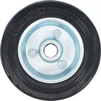 Massivgummi-hjul | Stålfälg | 100 mm