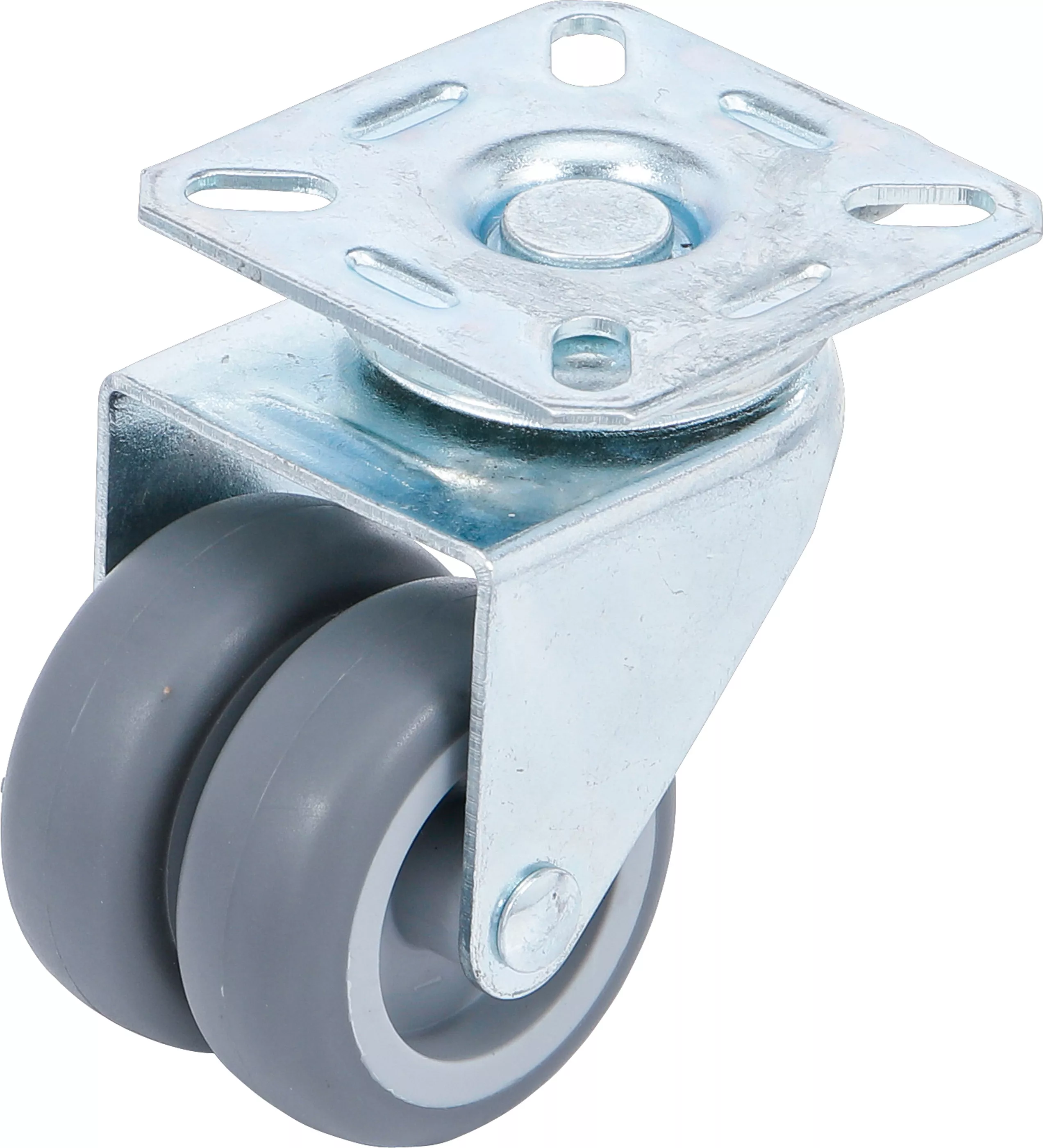 Länkhjul dubbel | TPR, PP-bana | Ø 50 mm