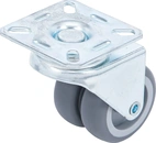 Länkhjul dubbel | TPR, PP-bana | Ø 50 mm