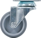 Länkhjul dubbel | TPR, PP-bana | Ø 75 mm