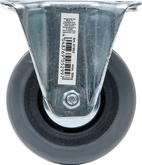 Fast hjul | PVC-bana | med skruvsockel | Ø 75 mm