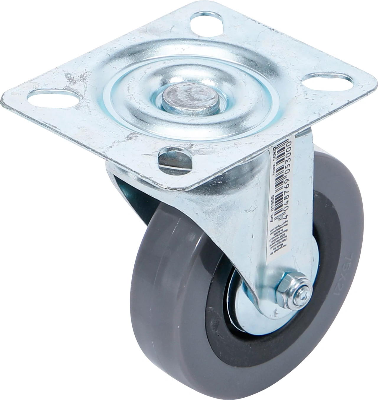 Länkhjul | PVC-bana | med skruvsockel | Ø 75 mm