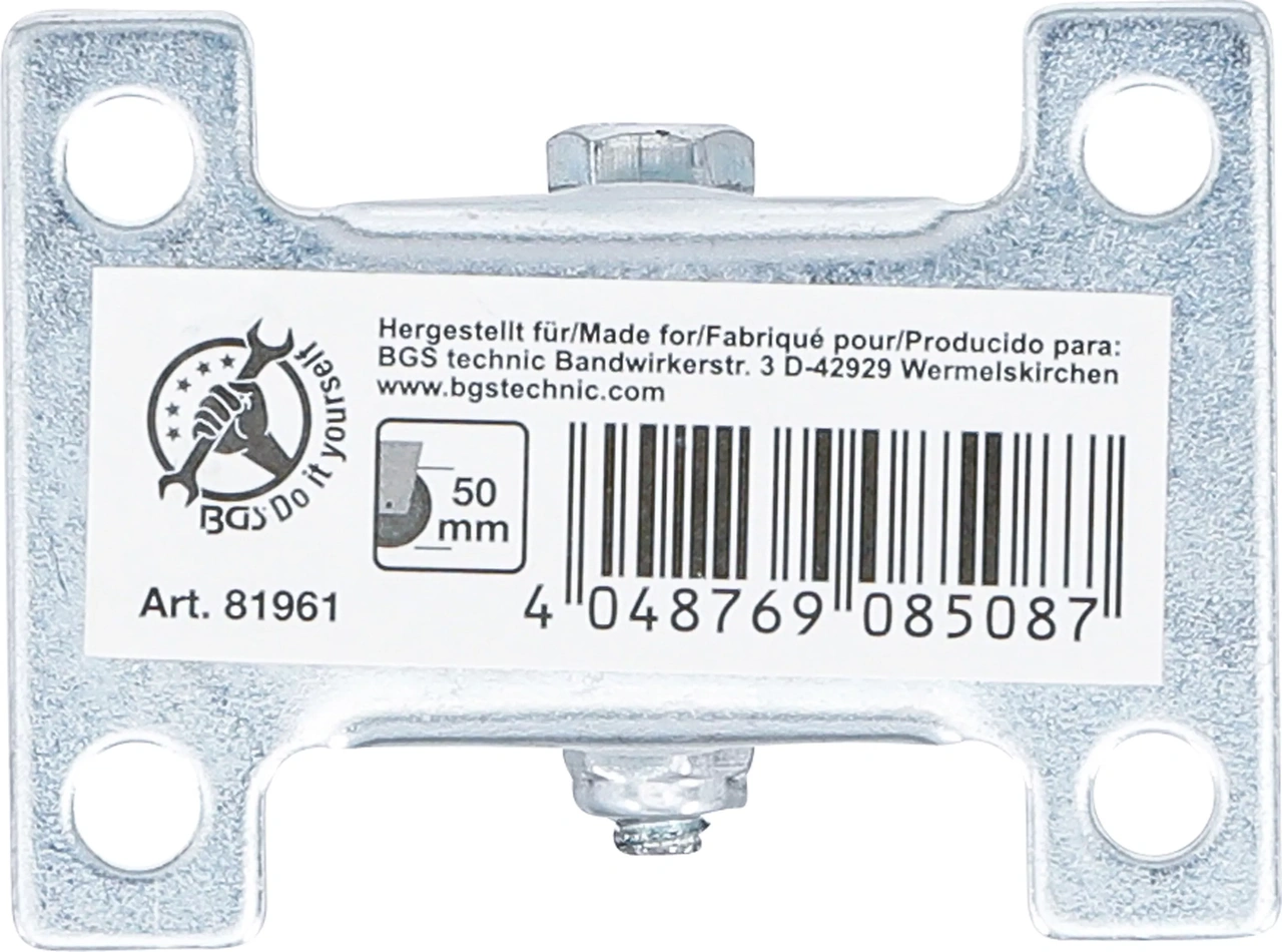 Fast hjul | Gummi | med skruvsockel | Ø 50 mm