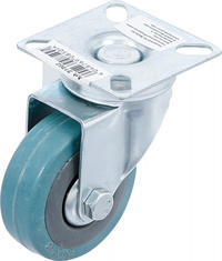 Länkhjul | Gummi | Med skruvsockel | Ø 50 mm