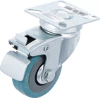 Länkhjul | med broms | Gummi | Med skruvsockel | Ø 50 mm