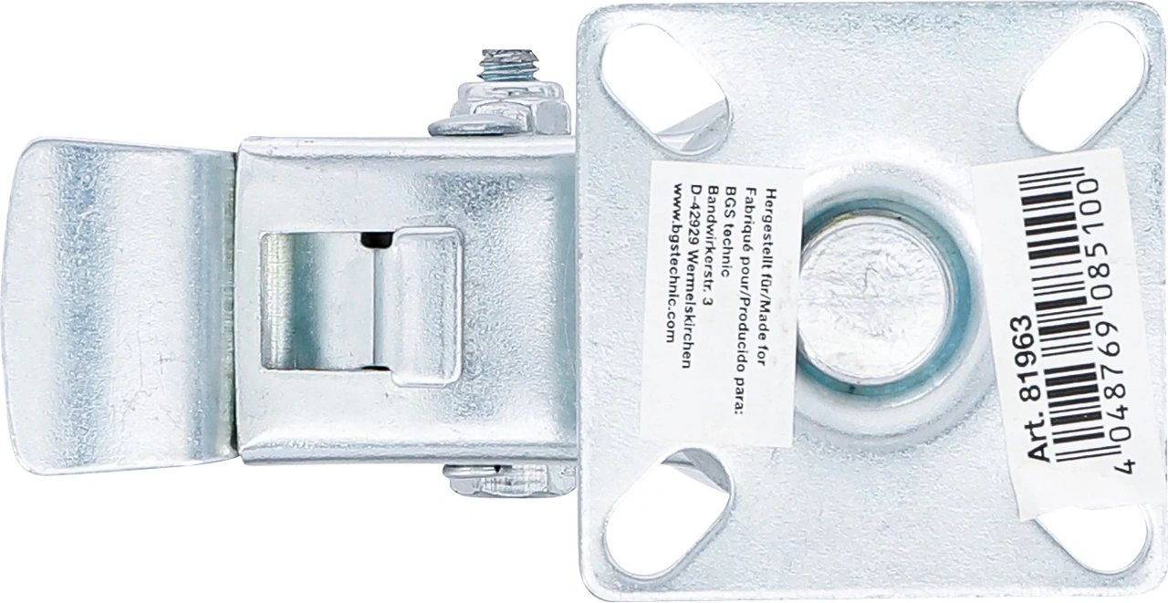 Länkhjul | med broms | Gummi | Med skruvsockel | Ø 50 mm