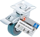 Länkhjul | med broms | Gummi | Med skruvsockel | Ø 50 mm