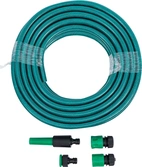 Trädgårdsslang | PVC | inkl. sprutmunstycke och stickkoppling | 1/2" | 15 m