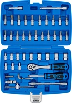 Hylsnyckelsats 1/4" Tum 46 delar