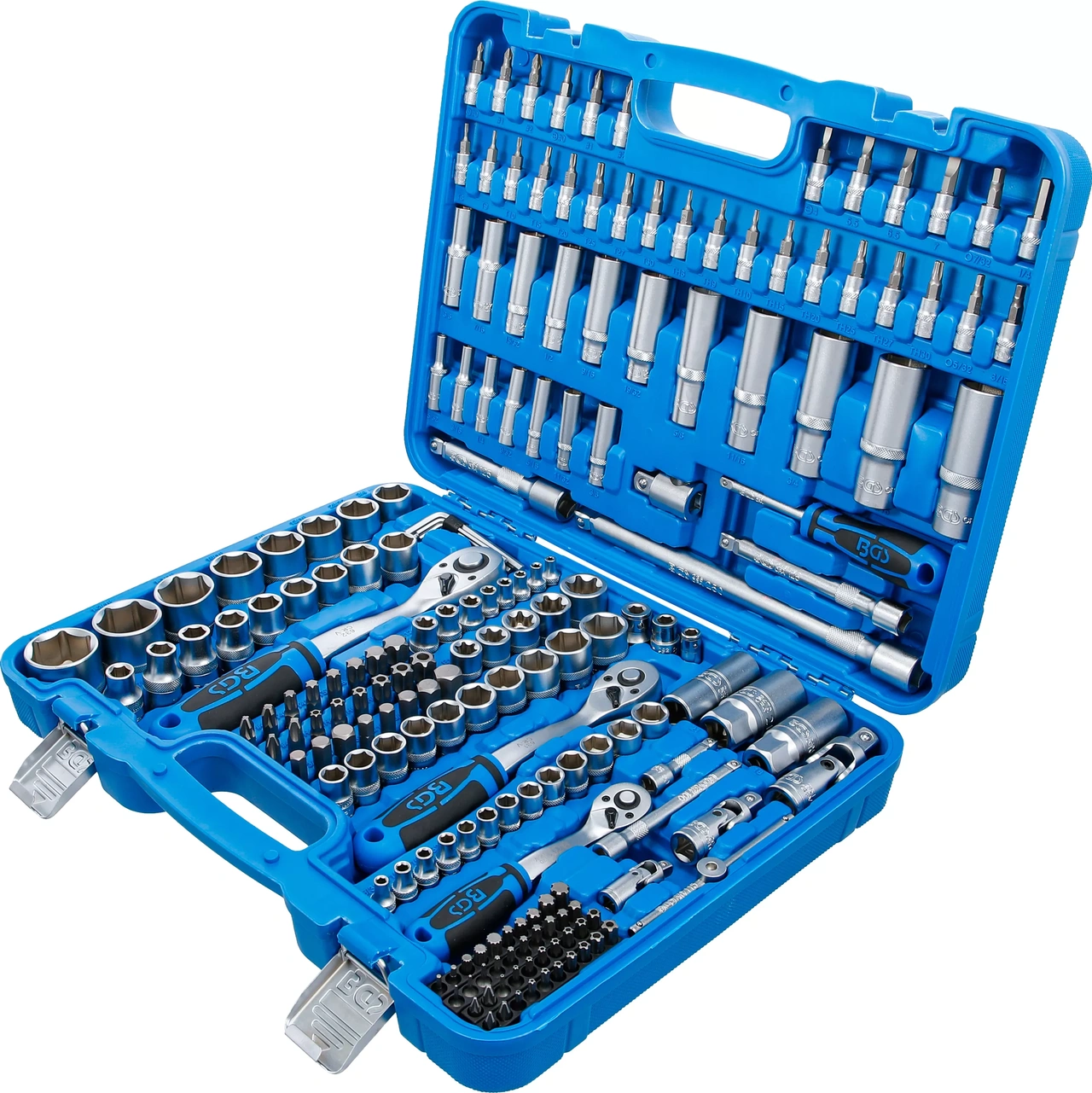 Hylsnyckelsats 1/4" + 3/8" + 1/2" Tum 192-delar