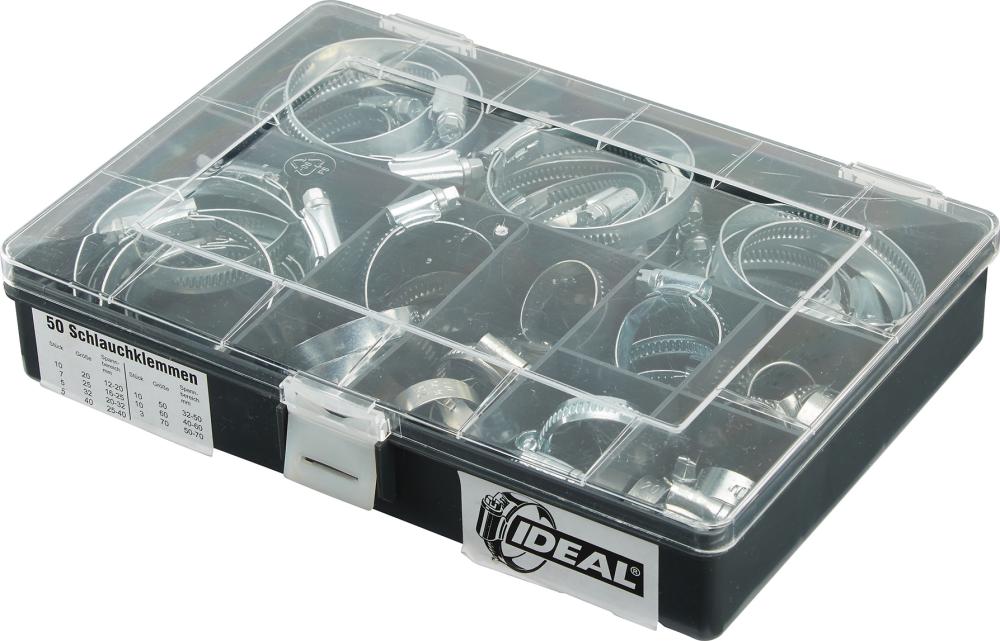 Slangklämsortiment förzinkade