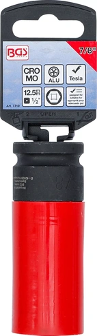 Hjulmutterhylsa 1/2" för Tesla 7/8"